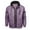 Purple, variant on Maoxin Men Jacket Men's Fashion Casual Outdoor Leather Clip Long Sleeve Hooded Casual Coat/jacket Hardshell Jacket Jacket Coats , White , M