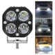 thumbnail image 2 of Luz de trabajo de 3 pulgadas, 4 Led, alto brillo, 40w, luz amarilla/blanca, lámpara Led Compatible con moto, 2 of 5