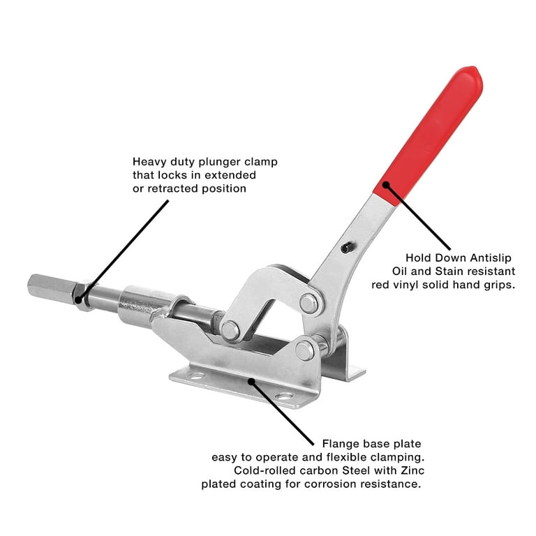 Steel Push/Pull Toggle Clamp-Heavy Duty(Horizontal Mounting Flange