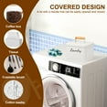 thumbnail image 3 of Dryer Sheet Holder with Lid Metal Laundry Dryer Sheet Holder Large Capacity Dryer Sheet Container Dispenser Minimalist Dryer Sheet Container Reusable Dryer Sheet Box for Laundry Room, 3 of 11