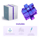 thumbnail image 2 of Cubo M 3x3x3, Rubik Profesional Magnético Morado, 2 of 5
