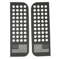 thumbnail image 2 of 2PCS Rear Door Window Decals Aluminum Alloy Glass Panel Cover for  JL Gladiator JT Unlimited 4 Door, 2 of 8