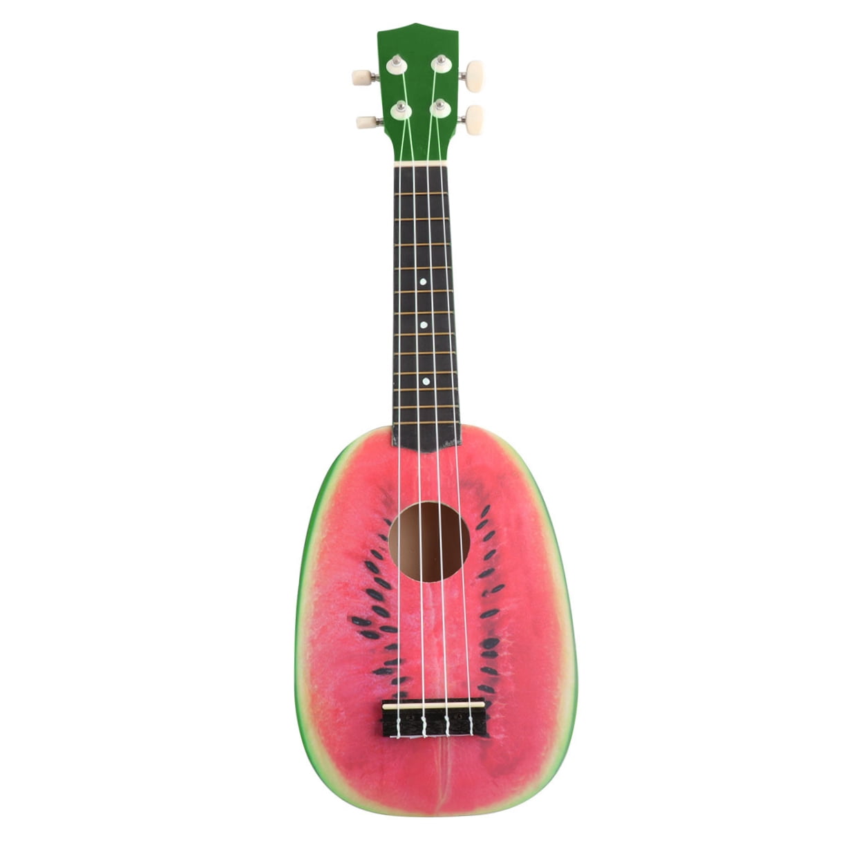 LOLIPPYY Green Concert Ukulele with 4 Carbon Nylon Strings for Music Lovers 21 Inch