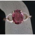 thumbnail image 5 of HeartsAndYou 2.6ct Natural Ruby Diamond Engage Ring Split Band Solitaire 14k SOLID Rose Gold, 5 of 8