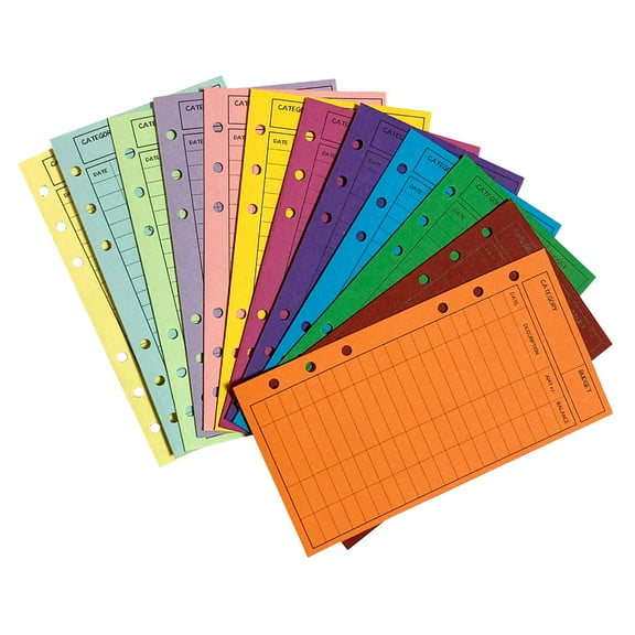 12 Pcs Budget Envelope Cash Envelops Blinder Supplies Planner Cover Kraft Paper Office Organizing