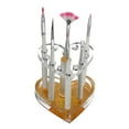 thumbnail image 4 of WEUVEB 2Pcs Heart Shaped Lip Liner Organizer Acrylic Makeup Brush Holder for Cosmetics Storage, 4 of 6