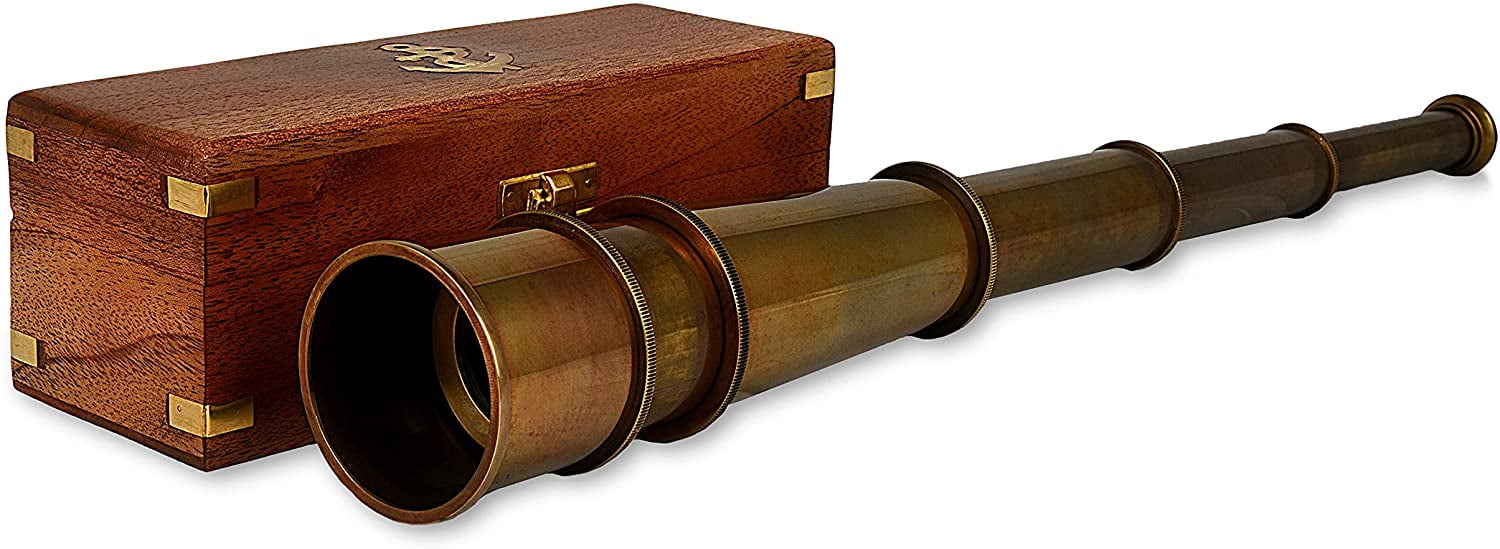 NauticalMart India Stempunk Telescope/Vintage Pirate Telescope/Solid