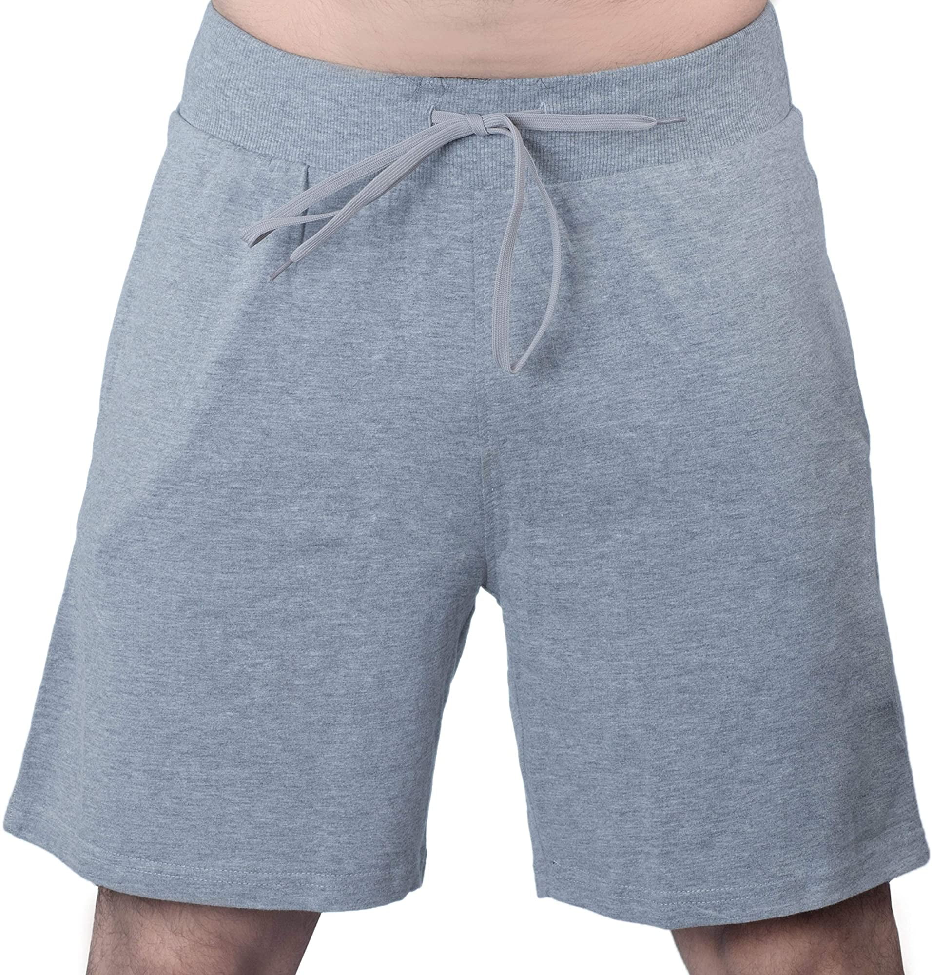 Mens Drawstring Cotton Spandex Sports 