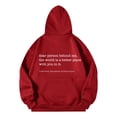 thumbnail image 4 of Oversized Hoodies for Women Christian Faith Jesus Letter Graphic Sweatshirts Long Sleeve Pullover Tops Preppy Clothes, 4 of 5