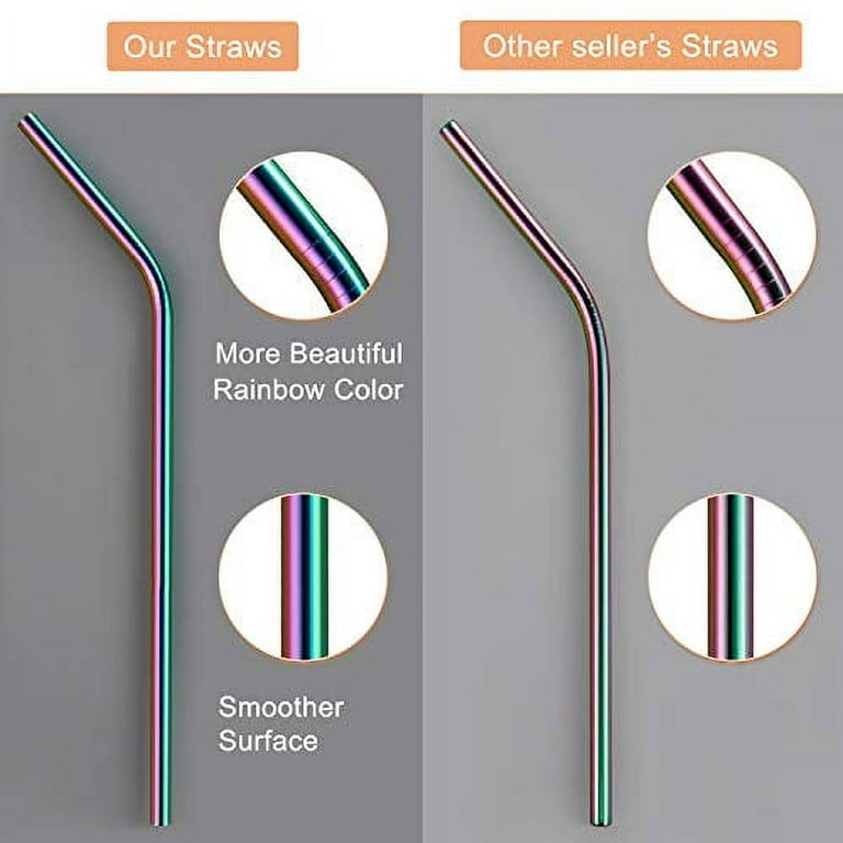 Multi-color Reusable Silicone Straw Tips, Perfect Fit For Wide Stainless  Steel Straws - Temu