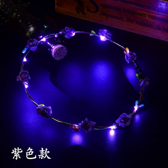 1 Piece Glowing Light Garland/Hair Accessory for Women and Girls