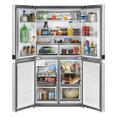 thumbnail image 2 of Whirlpool Counter Depth 4 Door Refrigerator, Metallic Steel, 36", 19.4 cu ft, 2 of 5