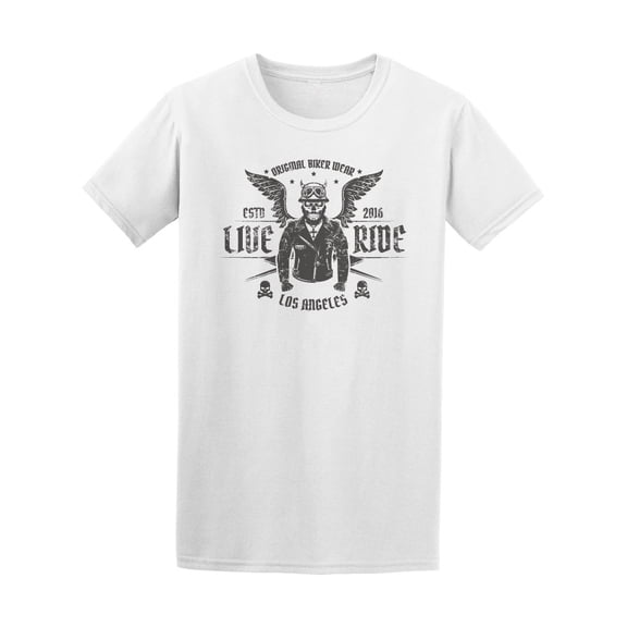 Original Biker Wear Live Ride Tee Men's -Image by Shutterstock