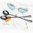 thumbnail image 3 of 2pcs Stainless Steel Color Soup Spoon Long Handle Spoon Set Coffee Spoon Ice Cream Dessert Tea Spoon, 3 of 7