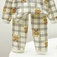 thumbnail image 4 of TOWED22 Infant Toddler Winter Clothes Outfits Long Sleeve Graphic Crewneck T-Shirt Sweatpants Cozy 2 Piece Set(Coffee,3-4 Y), 4 of 5