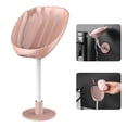 thumbnail image 4 of Bearachild Caja de de drenaje de jabón con ventosa montada en la pared para el hogar, caja de esponja sin perforaciones de plástico Flexible, Juegos de accesorios de baño Rosa claro, 4 of 6