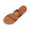 Brown, variant on Sandals for Women Casual Summer Open Toe Toe Ring Flat Sandals Asymmetrical Cross Strap Slide Slippers Minimalist Travel Footwear