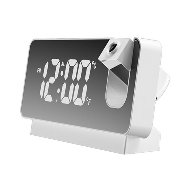 LED Digital Projection Alarm Clock Electronic Alarm Clock with
