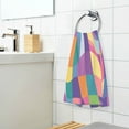 thumbnail image 3 of Yayeee 100% Cotton Hand Towels for Bathroom 16" x 28" Soft Absorbent Kitchen Towel, Colorful Wavy Pattern, 3 of 7