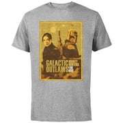 Star Wars The Book of Boba Fett Fennec Galactic Outlaws - Short Sleeve Cotton T-Shirt for Adults - Customized-Athletic Heather