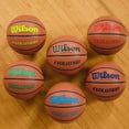 thumbnail image 4 of Wilson Evolution Indoor Game Basketball - Royal, Size 7 - 29.5", 4 of 7