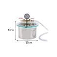 thumbnail image 6 of jiaping Vacuum Chamber Degassing Resin Silicone Epoxies Plaster Gas Extraction Clear Lid 1 Gallon, 6 of 7