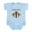 Sky Blue, variant on CafePress - Tikiologist Infant Bodysuit - Baby Light Bodysuit, Size Newborn - 24 Months