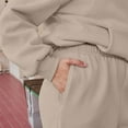 thumbnail image 6 of Womens Pant Suit Long Sleeve 2 Outfits Hoodie Sweat Sets Oversized Sweatshirt Baggy Fall Fashion Sweat With Pockets Lady Two Piece Sets for Women, 6 of 6