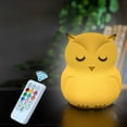 thumbnail image 3 of CNKOO Owl Alpaca Koala Lampe de Chevet à Changement de Couleur avec Télécommande, 3 of 10