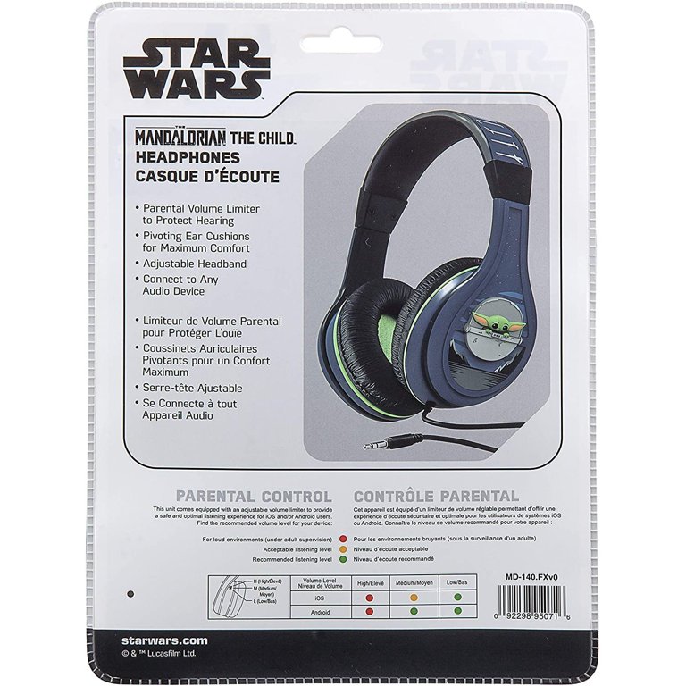 Star Wars Disney's The Mandalorian Kids Headphones with Volume
