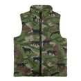 thumbnail image 4 of Uorisanigo Toddler Girls Boys Fleece Vest Fuzzy Sleeveless Full Zipper Cheetah Leopard Camouflage Jacket Warm Outwear with Pockets Fall Winter Fashion Soft Comfy Tops 2-12 Years, 4 of 7