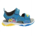 thumbnail image 2 of Baby Shark Boys Hook And Loop Open Toe Toddler Sport Sandals, Blue Yellow, 6, 2 of 7