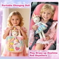 thumbnail image 5 of LINXUXIE Unicorns Stuffed Animal Doll Toys, Plush Doll with Cloth, Shoe, Bag, Ballet Dress up Doll for Girl, Birthday Gifts for 1-3 3-5 5-8 Year Old, 5 of 7