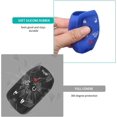 thumbnail image 6 of Key Fob Cover Compatible with GMC Sierra 1500 2500HD 3500HD Chevrolet Silverado 2021-2025 Keychain Case Holder Protector,Black/Blue, 6 of 6
