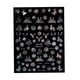 thumbnail image 1 of 1 hoja de diseño 3D, punta autoadhesiva, pegatinas para uñas, arte de uñas, , calcomanías para uñas, decoración artística de uñas DIY DH-195 Plata Yuyangstore Pegatinas para uñas, 1 of 6