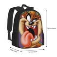 thumbnail image 3 of Looney Tunes Taz-Mania Backpacks Bookbag Casual Daypack Backpacks for Travel Camping Hiking, 3 of 8