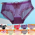 thumbnail image 3 of Women Sheer Panties Brief Ultra-Thin Lace Underwear See-Through Lingerie Knicker, 3 of 9