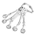 thumbnail image 1 of Cadena de mano Hugo Steampunk Gothic Skeleton Skull Slave varios dedos NUEVO, 1 of 8