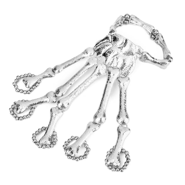 Cadena de mano Hugo Steampunk Gothic Skeleton Skull Slave varios dedos NUEVO