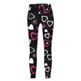 thumbnail image 6 of Women Custom Love Printed Pants Custom Leggings For Leggings Running Christmas Santa Pilates Party Snowman Leggings J L, 6 of 7