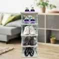 thumbnail image 5 of Dvkptbk Multi Layer Shoe Rack Household Small Shoe Cabinet Economic Dormitory Door Shoe Rack Installation Folding Shoe Cabinet, 5 of 5