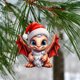 thumbnail image 3 of ¡Oferta del Mes!, Decoración navideña de dinosaurio acrílico para bebés con forma de dragón, bonita decoración para árbol de Navidad, decoración para el hogar Akmoler, 3 of 8