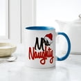thumbnail image 4 of CafePress - Christmas Mrs Naughty - 11 oz Ceramic Mug - Novelty Coffee Tea Cup, 4 of 4
