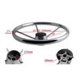 thumbnail image 4 of S SERENABLE Volant de Bateau Yacht Universel en Acier Inoxydable à 5 Rayons, 4 of 7
