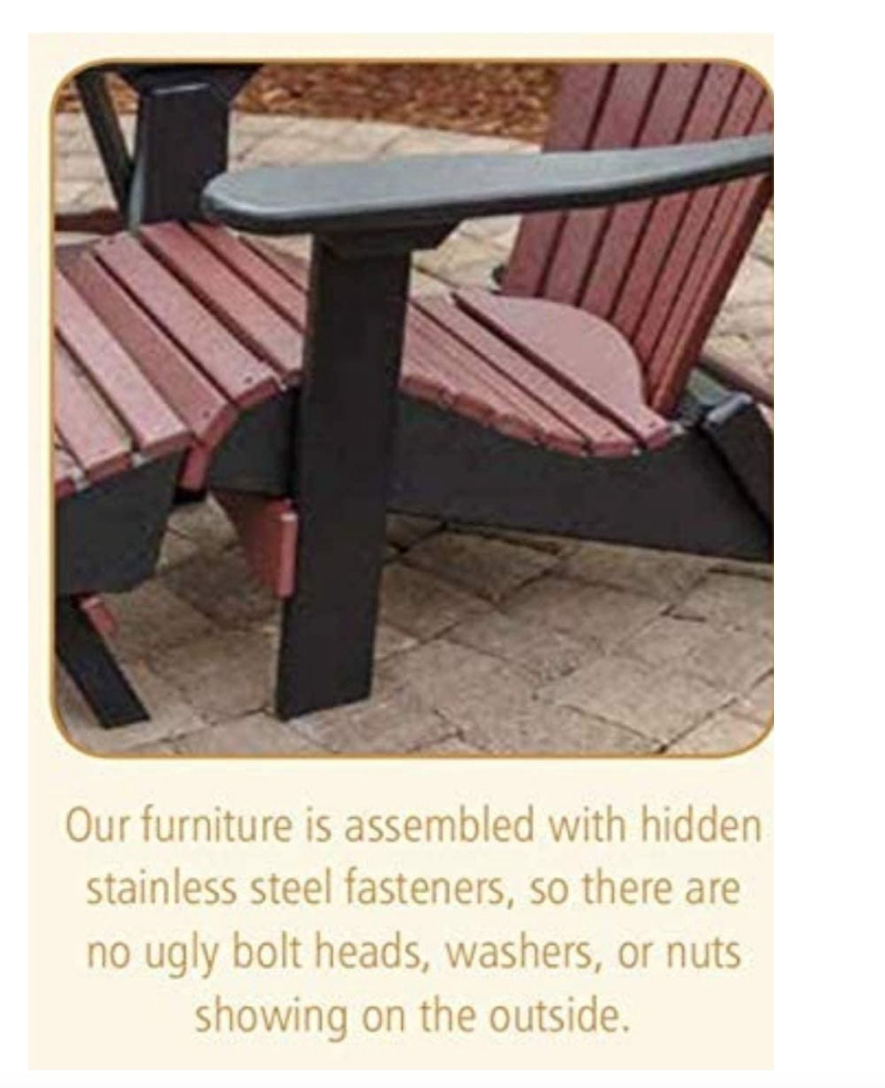 poly lumber furniture on Outdoor Furniture Poly Lumber Patio Porch Logan 4 Ft Glider Amish Handcrafted Heavy Duty Aruba Made In Usa Walmart Com Walmart Com