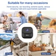 thumbnail image 5 of Ourlife Magnetic-Mount Mini Security Camera, Rechargeable, App Monitoring, Motion Detection, Night Vision, Black, 1-Pack, 5 of 12