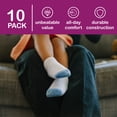 thumbnail image 2 of Wonder Nation Baby Low Cut Socks, 10 Pack, 0M- 5T, 2 of 7