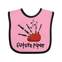 Inktastic Bagpiper Kids Future Piper Boys or Girls Baby Bib