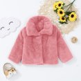 thumbnail image 6 of Toddler Kids Baby Girls Boys Jacket Fall Winter Solid Cardigans Fuzzy Lightweight Jackets Warm Coats Outerwear, 6 of 9