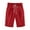 4# Red, variant on Long Shorts for Women Knee Length Linen Bermuda Shorts Baggy Casual High Waist Drawstring Wide Leg Beach Resort Pants Blue 3XL